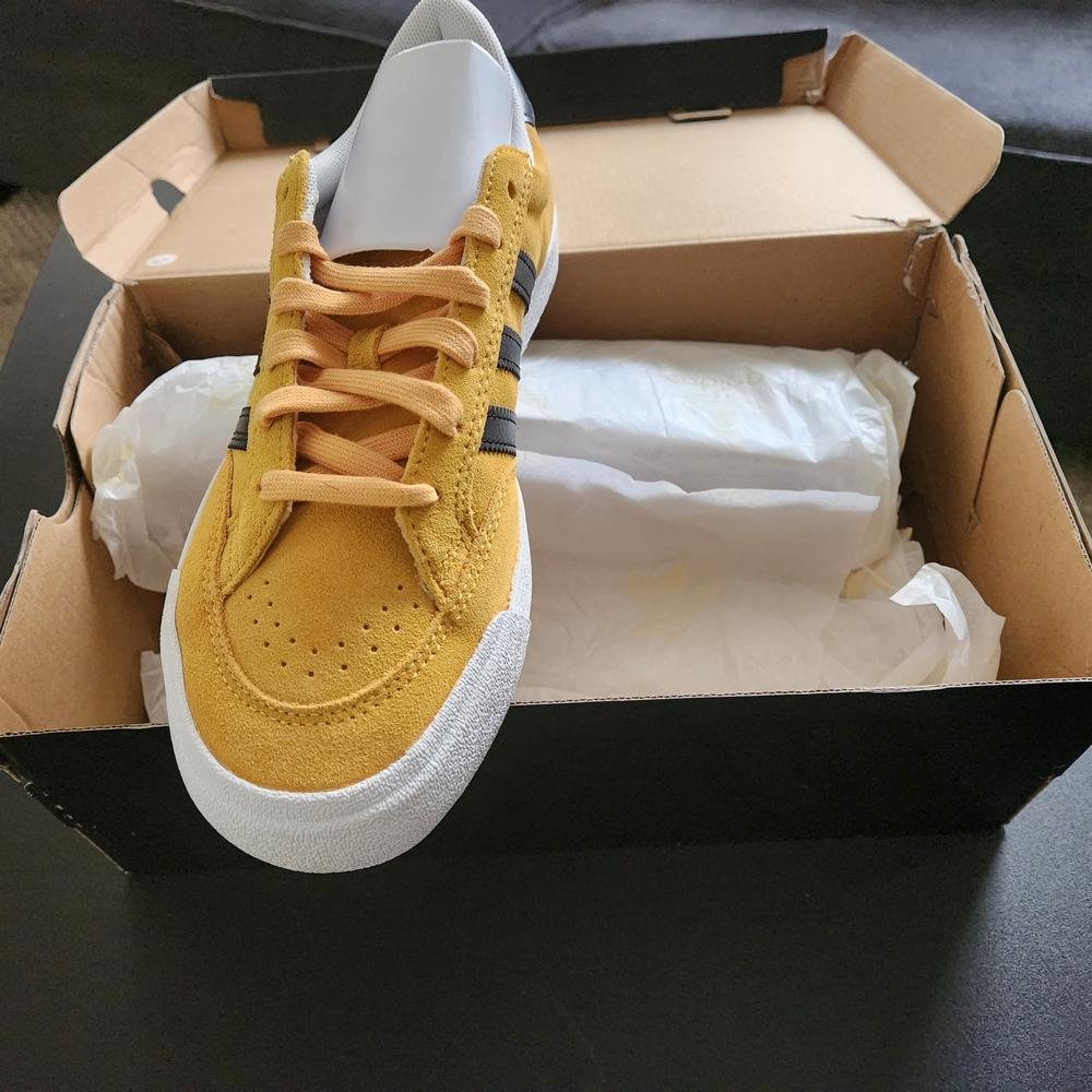 Adidas Yellow Black Athletic Sneakers